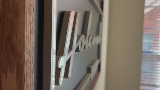 Custom Family Name Sign